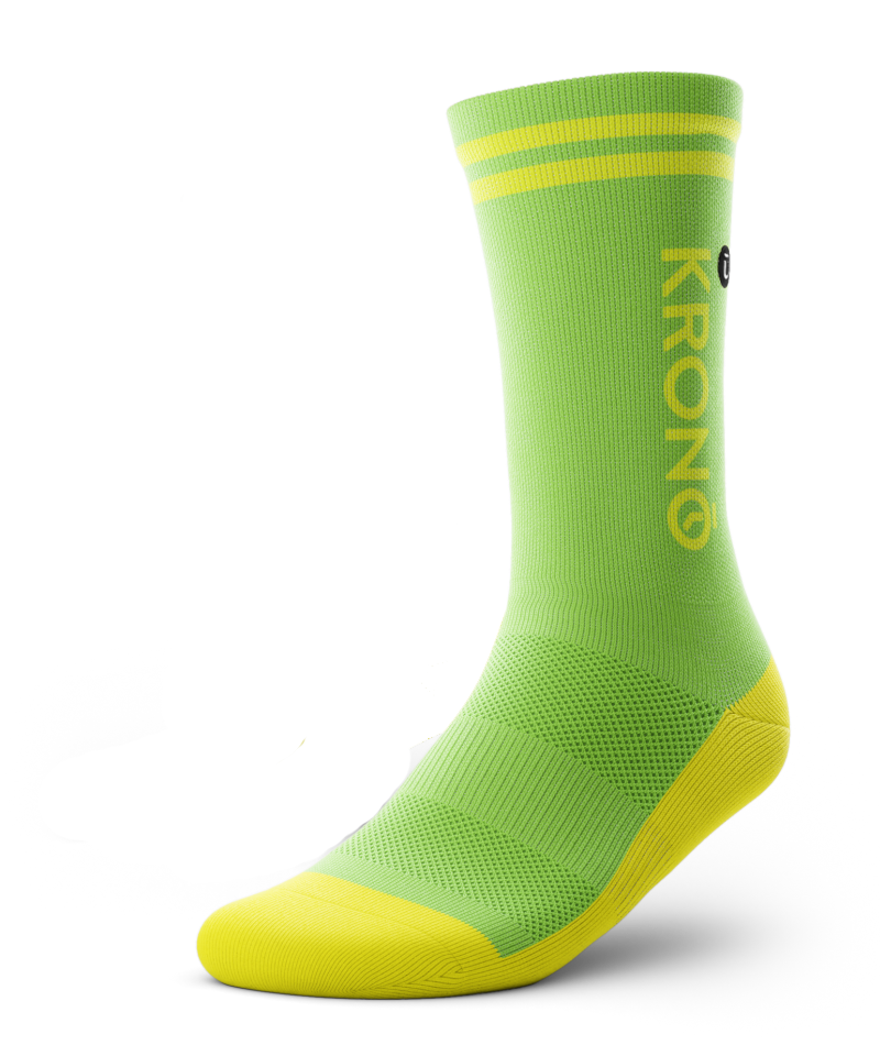 Image KRONO socks stripe GREEN - Size S/M